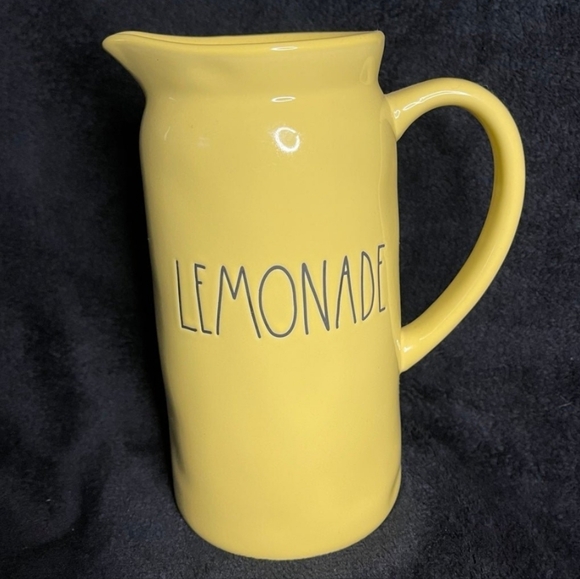 New Rae Dunn Yellow Lemonade Pitcher - Picture 2 of 3